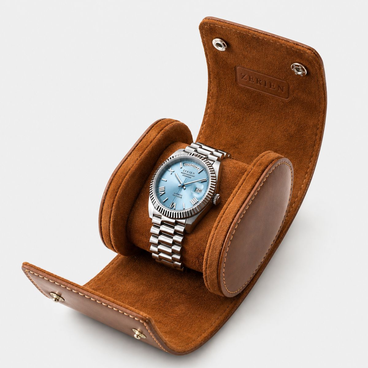 Premium Leather Watch Roll