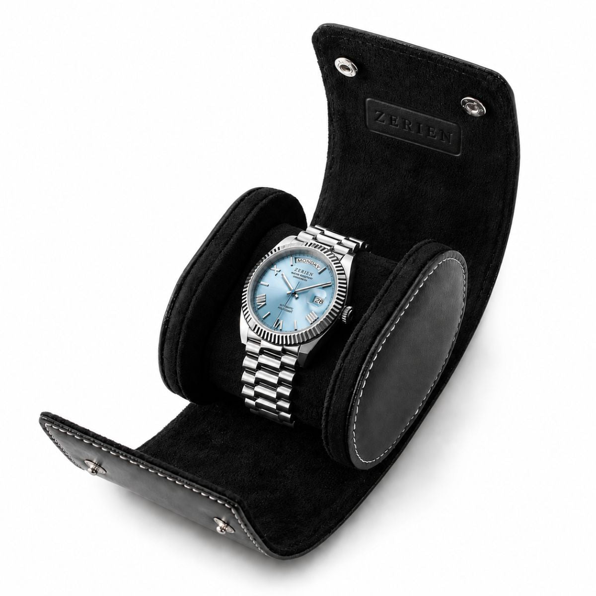 Premium Leather Watch Roll