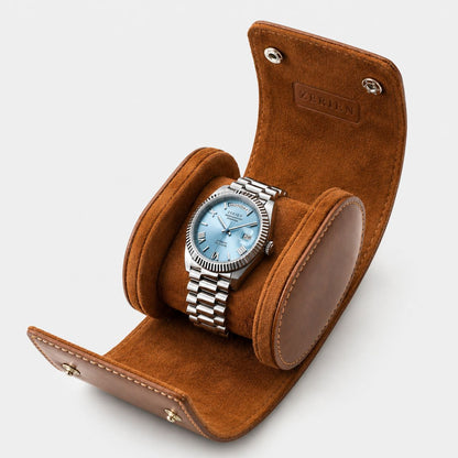 Premium Leather Watch Roll