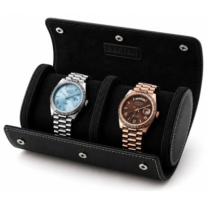 Premium Leather Watch Roll