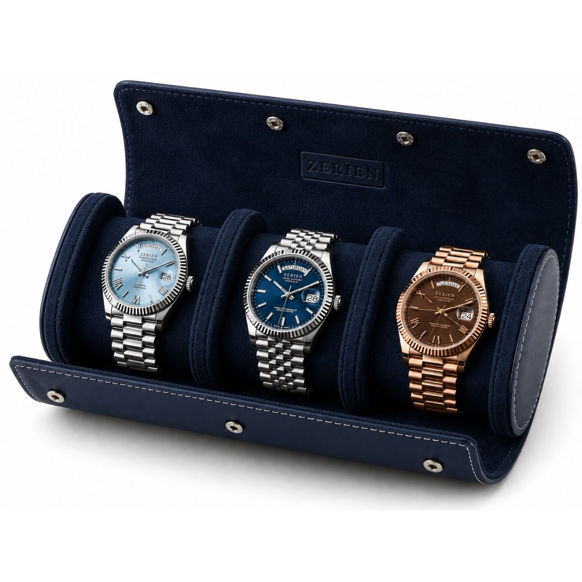 Premium Leather Watch Roll
